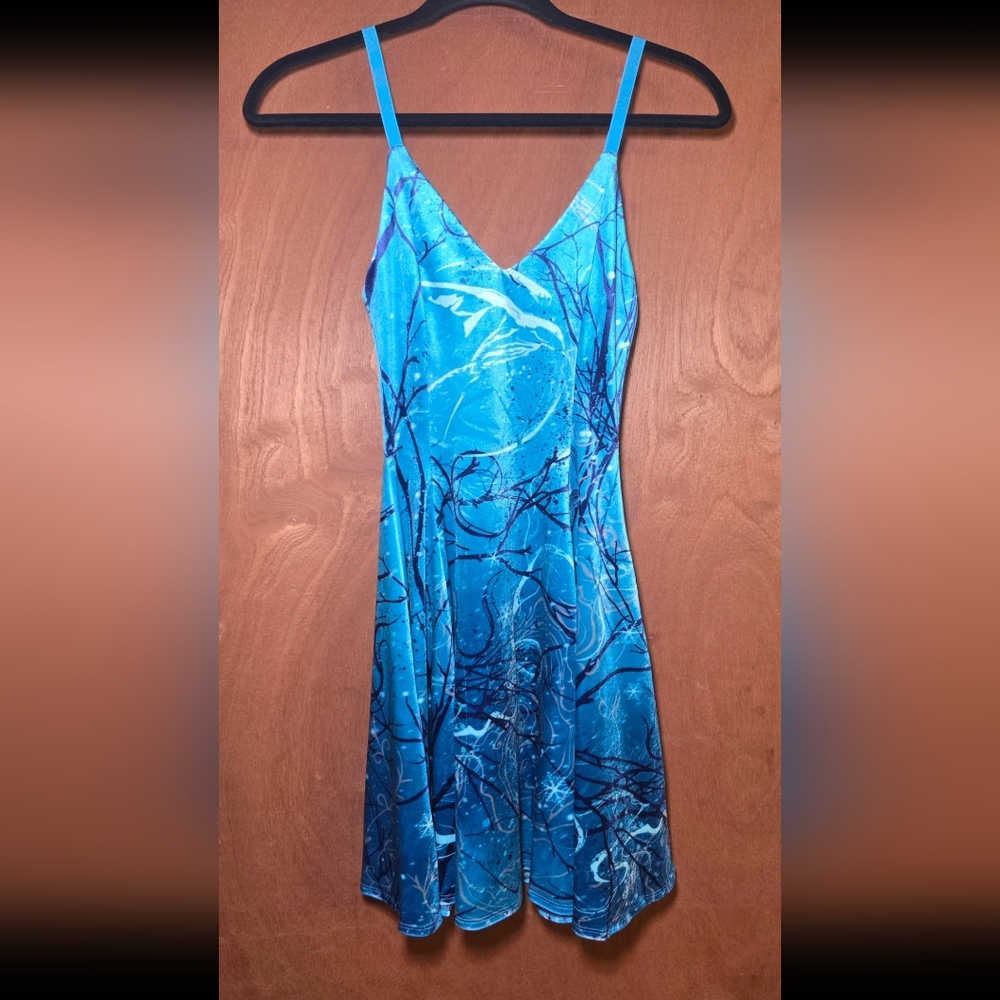 Blackmilk The Witcher Ciri Velvet Strappy Dress NWT